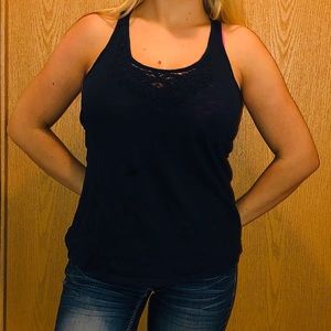 Navy Blue Tank Top